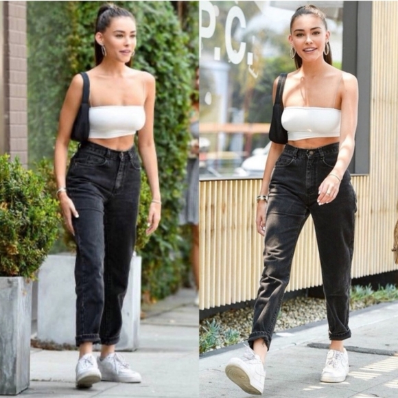 *SOLD* Vintage Levi's 551 Black Ultra High Rise Mom Jeans - Picture 2 of 9